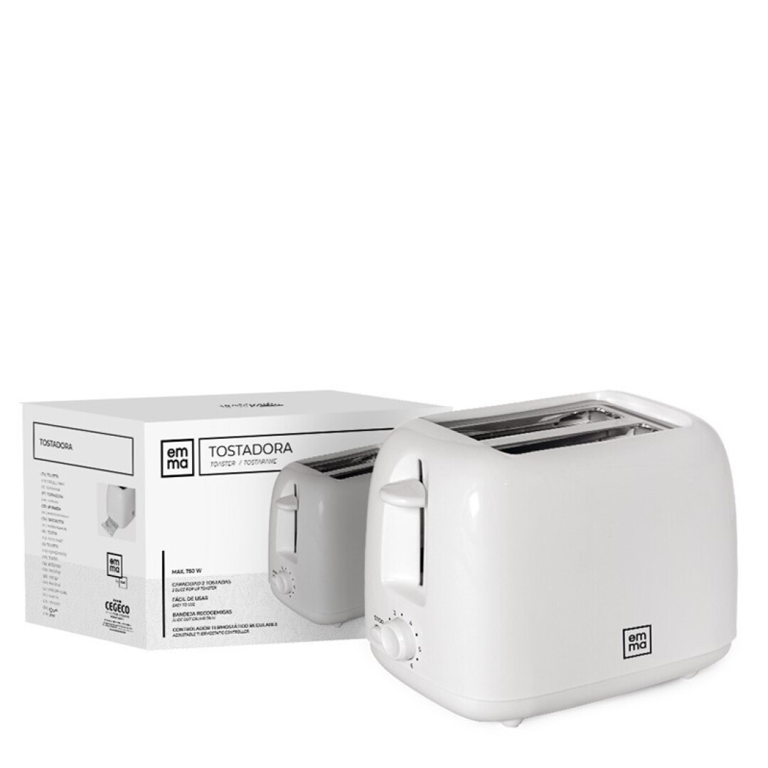 Emma Tostador Blanco 750W 28x17 cm GB1K6