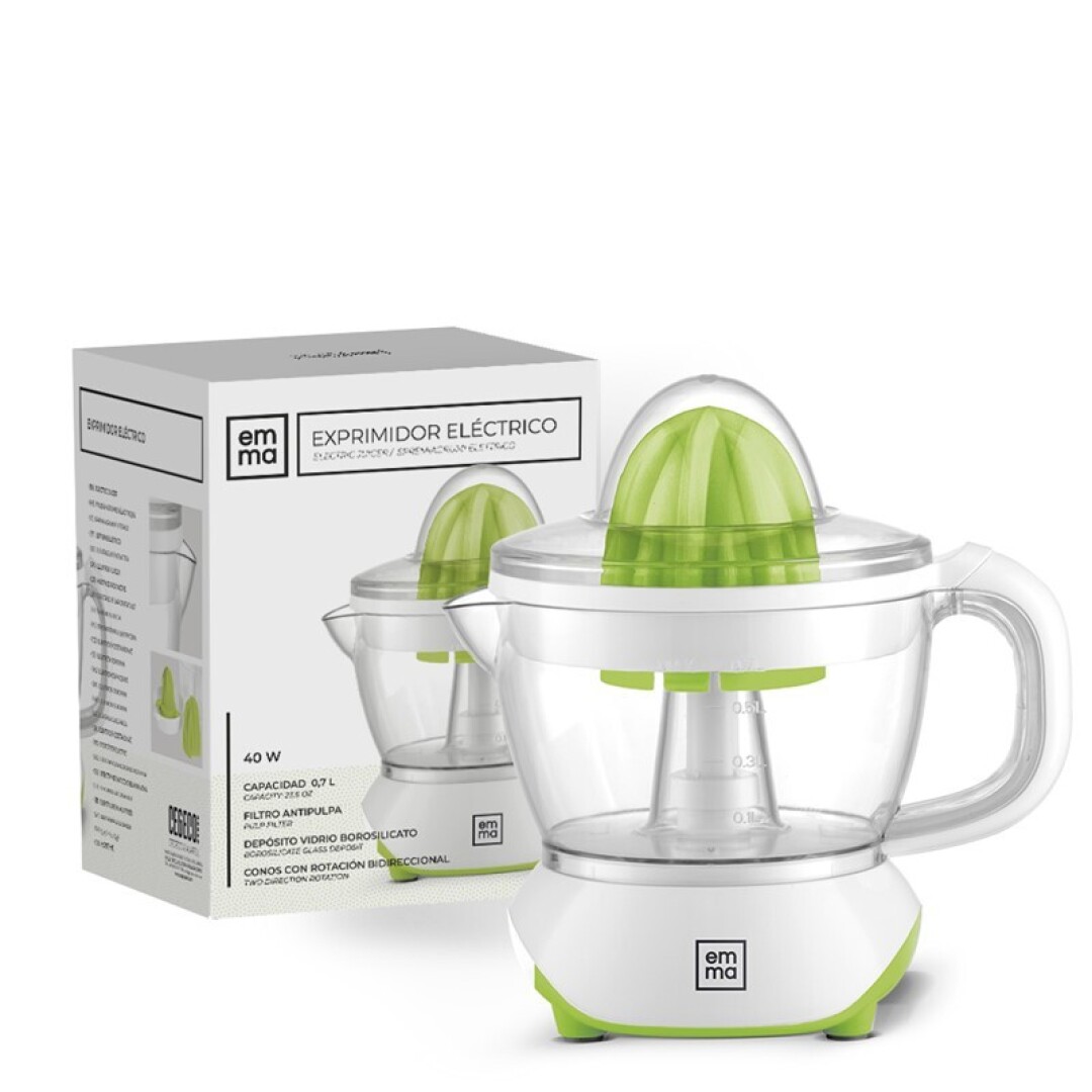 Emma Exprimidor Verde Lima 40 w 0,7 L