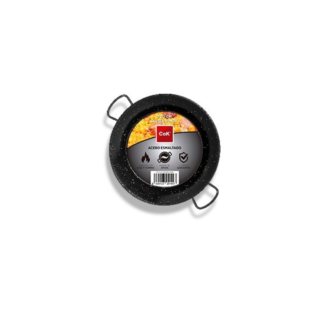 Cok Sarten Honda Esmaltada con asas 20 cm
