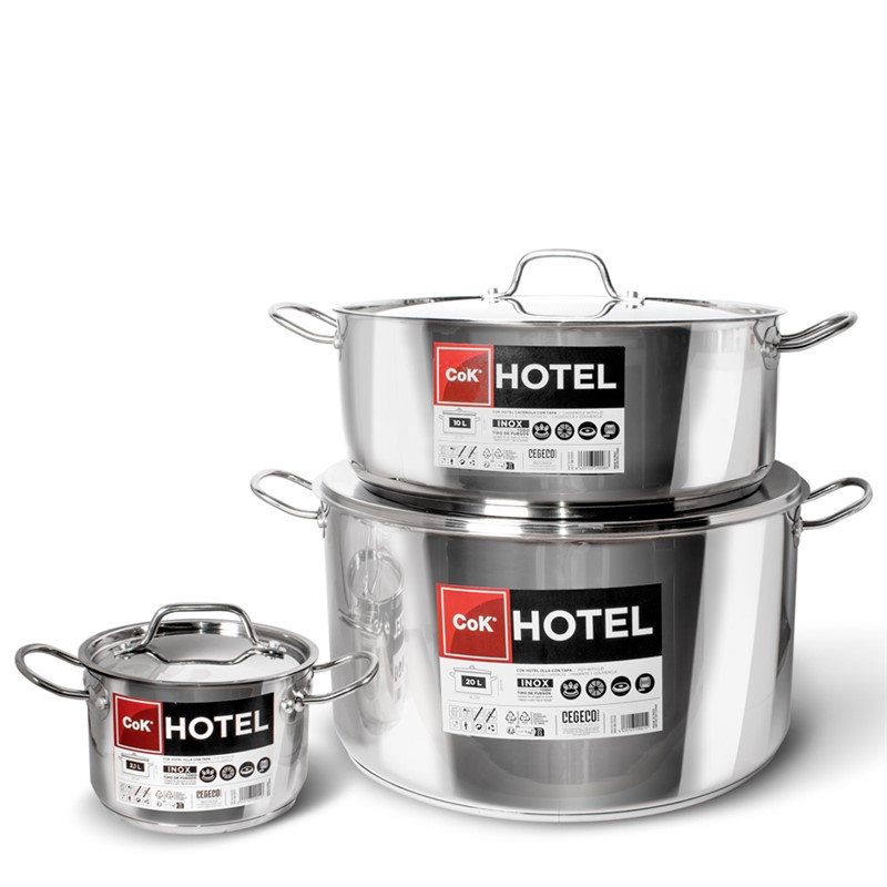 Cok Hotel Olla con Tapa Acero - Imagen 3