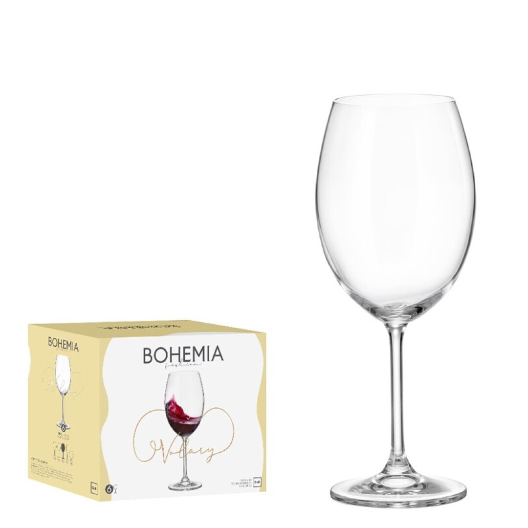 Juego de 6 Bohemia Copa Volary 58cl