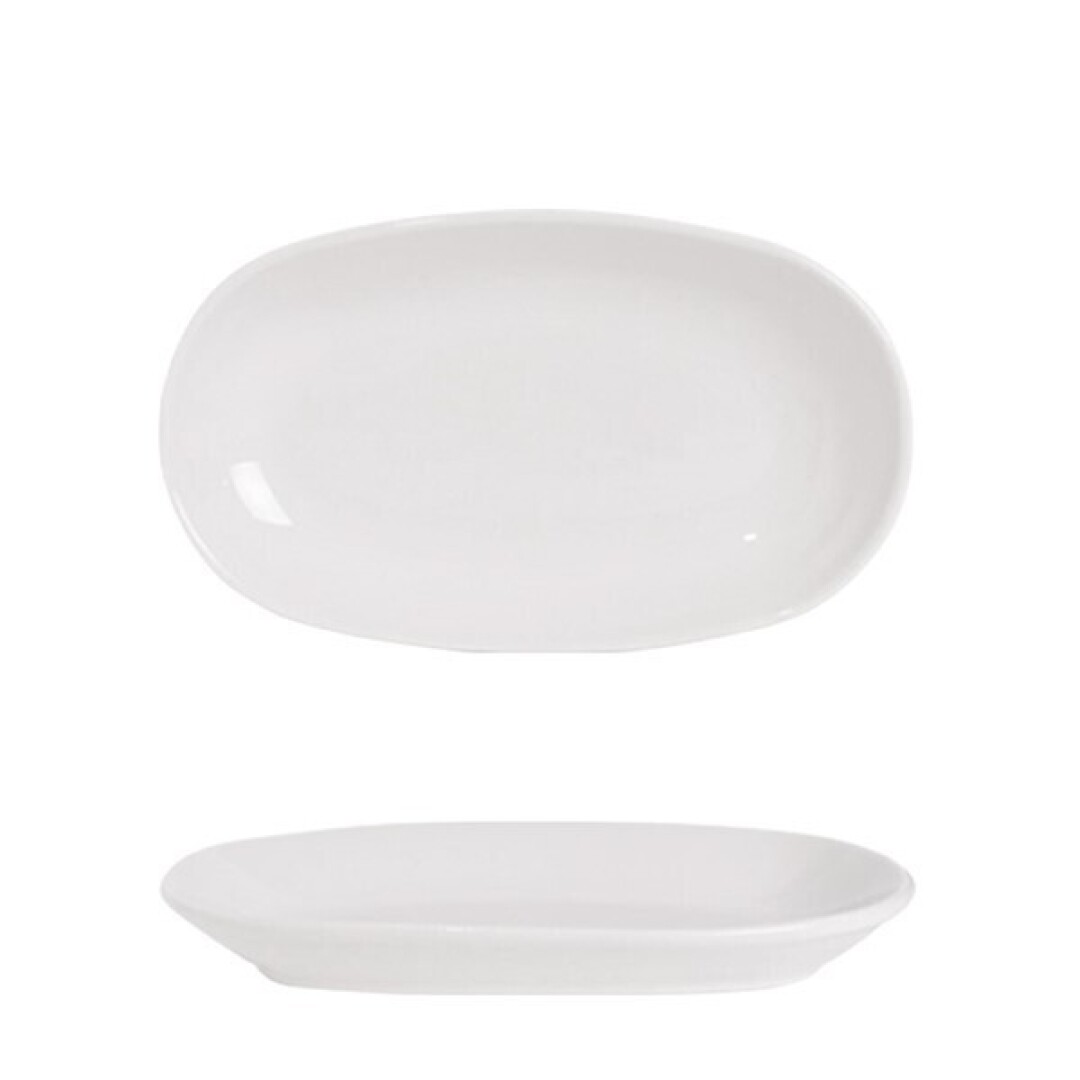 Cok Fuente Oval Candem Blanca 19x11cm