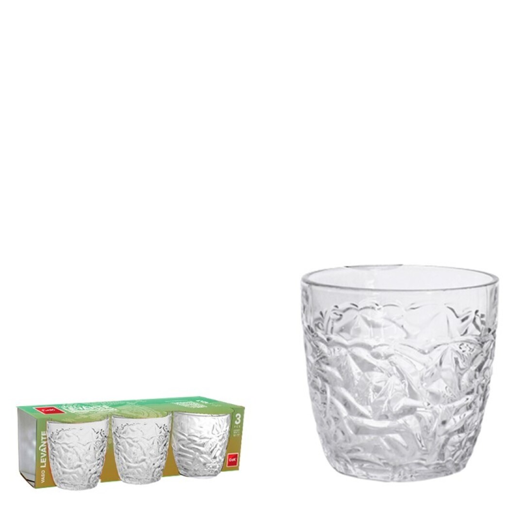 Juego de 3 Cok Vaso Levante 33cl